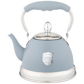 Чайник с фильтром, 1,0 л c индукцион. капсульным дном и складывающейся ручкой цвет: серый AGNESS 937-872