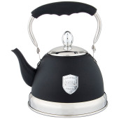 Чайник с фильтром, 1,0 л c индукцион. капсульным дном и складывающейся ручкой цвет: черный AGNESS 937-873