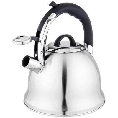 Чайник со свистком 3, 0 л нжс, термоаккумулирующее дно, индукция (кор=12шт) AGNESS 937-880-1