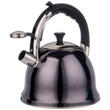 Чайник со свистком 3, 0 л нжс, термоаккумулирующее дно, индукция (кор=12шт) AGNESS 937-881-1