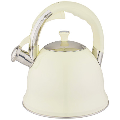 Чайник со свистком 3, 0 л нжс, термоаккумулирующее дно, индукция (кор=12шт) AGNESS 937-882