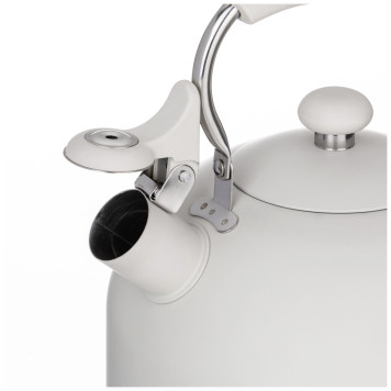 Чайник со свистком 2,5 л,нжс индукция, устойчивое жаропрочное покрытие AGNESS 937-908-2