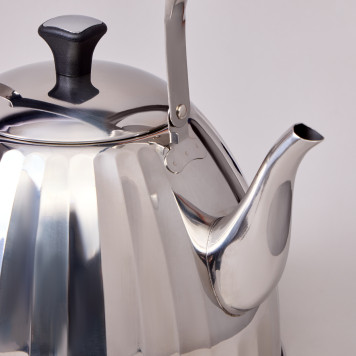 Чайник 3,0 л со складывающейся ручкой, сталь 18/10, индукционное капсульное дно AGNESS 937-910-2