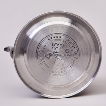 Чайник 3,0 л со складывающейся ручкой, сталь 18/10, индукционное капсульное дно AGNESS 937-910-4