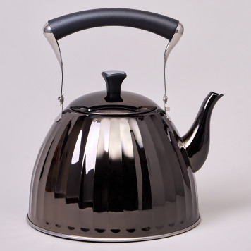 Чайник 3,0 л со складывающейся ручкой, сталь 18/10, индукционное капсульное дно AGNESS 937-911-1