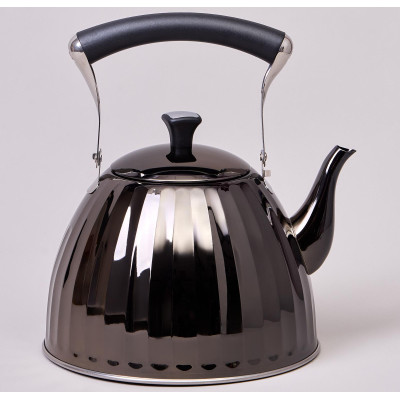 Чайник 3,0 л со складывающейся ручкой, сталь 18/10, индукционное капсульное дно AGNESS 937-911-1