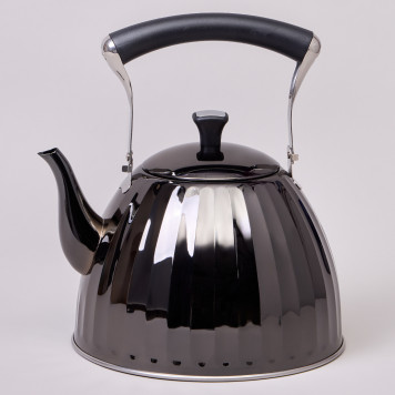 Чайник 3,0 л со складывающейся ручкой, сталь 18/10, индукционное капсульное дно AGNESS 937-911