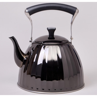 Чайник 3,0 л со складывающейся ручкой, сталь 18/10, индукционное капсульное дно AGNESS 937-911