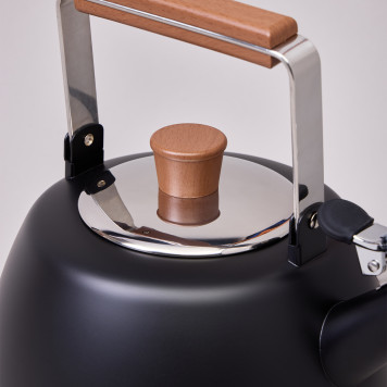 Чайник 3,0 л со свистком и складывающейся ручкой, индукционное капсульное дно AGNESS 937-912-4