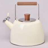 Чайник 3,0 л со свистком и складывающейся ручкой, индукционное капсульное дно AGNESS 937-913