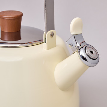 Чайник 3,0 л со свистком и складывающейся ручкой, индукционное капсульное дно AGNESS 937-913-2