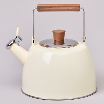 Чайник 3,0 л со свистком и складывающейся ручкой, индукционное капсульное дно AGNESS 937-913