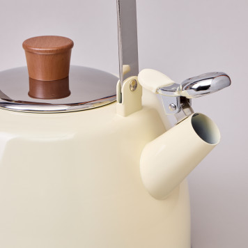 Чайник 3,0 л со свистком и складывающейся ручкой, индукционное капсульное дно AGNESS 937-913-3