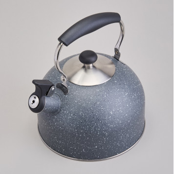 Чайник со свистком 2,5 л, складывающаяся ручка, индукцион. дно AGNESS 937-915-1