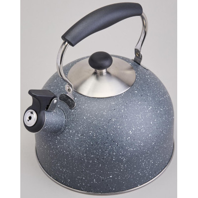 Чайник со свистком 2,5 л, складывающаяся ручка, индукцион. дно AGNESS 937-915-1