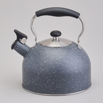 Чайник со свистком 2,5 л, складывающаяся ручка, индукцион. дно AGNESS 937-915