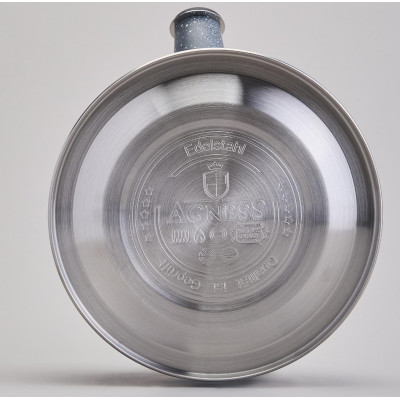 Чайник со свистком 2,5 л, складывающаяся ручка, индукцион. дно AGNESS 937-915-3