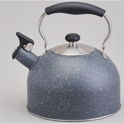 Чайник со свистком 2,5 л, складывающаяся ручка, индукцион. дно AGNESS 937-915