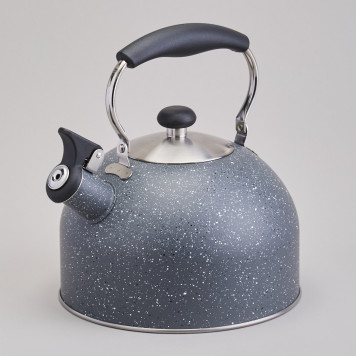 Чайник со свистком 2,5 л, складывающаяся ручка, индукцион. дно AGNESS 937-915-4