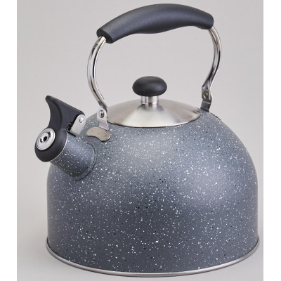 Чайник со свистком 2,5 л, складывающаяся ручка, индукцион. дно AGNESS 937-915-4