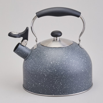 Чайник со свистком 2,5 л, складывающаяся ручка, индукцион. дно AGNESS 937-915-5