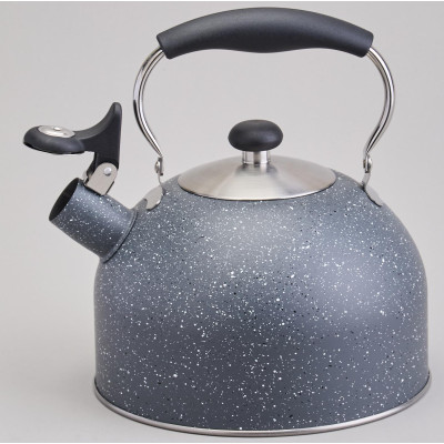 Чайник со свистком 2,5 л, складывающаяся ручка, индукцион. дно AGNESS 937-915-5