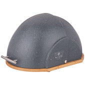 Хлебница деревянная с пластиковой крышкой 36*26*20 см (кор=4шт.) AGNESS 938-067