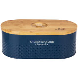 Хлебница 33,8х18х12см dark blue AGNESS 938-078