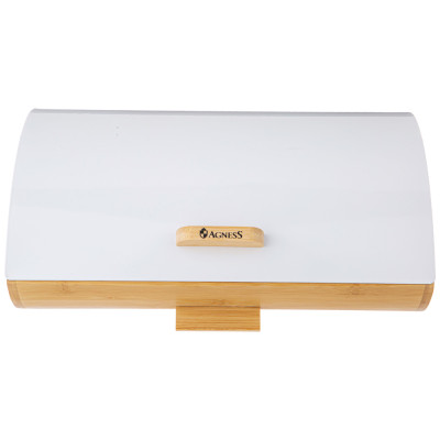 Хлебница 35х25х15,5см white AGNESS 938-082-1