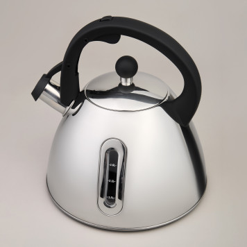 Чайник со свистком и мерной шкалой, 3,2л AGNESS 940-020-3