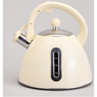 Чайник со свистком и мерной шкалой, 3,2л AGNESS 940-022