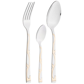 Набор столовых приборов на 6 персон 18 пр.в деревянном кейсе AGNESS 942-010-1