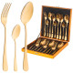 Набор столовых приборов на 6 персон 18 пр.в деревянном кейсе AGNESS 942-020