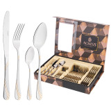 Набор столовых приборов на 6 персон 24 пр. AGNESS 942-045