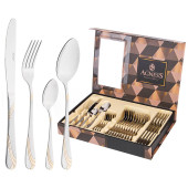 Набор столовых приборов на 6 персон 24 пр. AGNESS 942-045