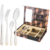 Набор столовых приборов на 6 персон 24 пр. AGNESS 942-047