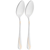 Набор ложек столовых , 2 шт длина 20 см мал. уп. = 40 шт AGNESS 942-130