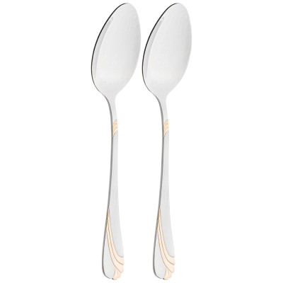 Набор ложек столовых , 2 шт длина 20 см мал. уп. = 40 шт AGNESS 942-130