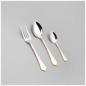 Набор столовых приборов на 6 персон ONDA 18 пр AGNESS 942-547
