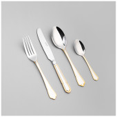 Набор столовых приборов на 4 персон ONDA 16 пр AGNESS 942-548