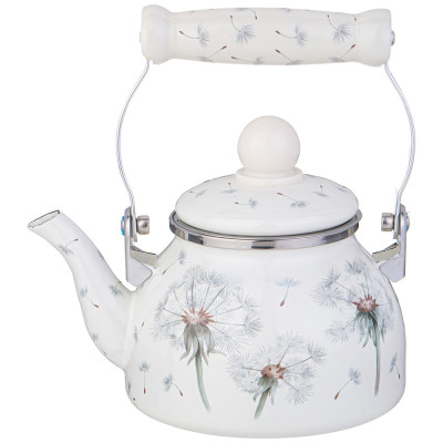 Чайник эмалированный со съемным фильтром из нжс серия "DANDELION", 0,85 л AGNESS 943-050