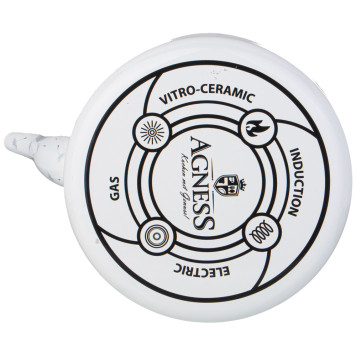 Чайник эмалированный серия "DANDELION", 2,6 л AGNESS 943-053-2