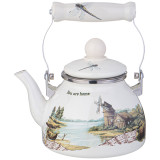 Чайник эмалированный со съемным фильтром из нжс серия "FAMILY HOUSE", 1,1 л AGNESS 943-061