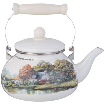Чайник эмалированный серия "FAMILY HOUSE", 2,3 л AGNESS 943-062-1