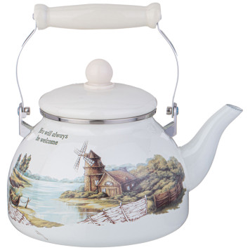 Чайник эмалированный серия "FAMILY HOUSE", 2,6 л AGNESS 943-063-1