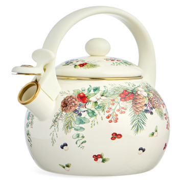 Чайник эмалированный со свистком серия "CELEBRATION", 2,2л, индукционное дно AGNESS 943-080-2