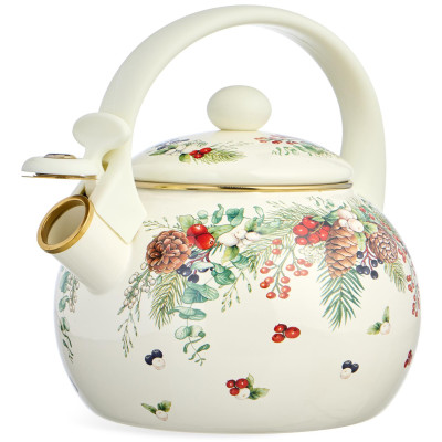 Чайник эмалированный со свистком серия "CELEBRATION", 2,2л, индукционное дно AGNESS 943-080-2