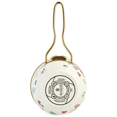 Ковш эмалированный серия "CELEBRATION" 0,9л, диа 14 см AGNESS 943-081-4