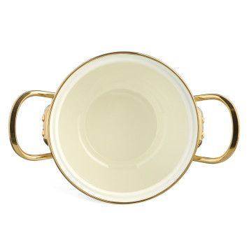 Кастрюля эмалированная со стеклянной крышкой серия "CELEBRATION", 1.5 л, 16*10 см AGNESS 943-082-4