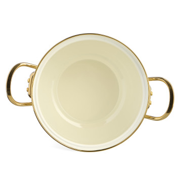 Кастрюля эмалированная со стеклянной крышкой серия "CELEBRATION", 2.8 л, 20*12 см AGNESS 943-084-3